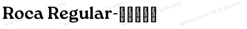 Roca Regular字体转换